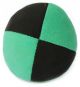 Loptička na žonglovanie 8 panel Čierna zelená