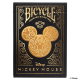 Hracie karty Bicycle Disney Mickey Mouse Black and Gold 